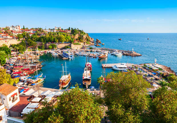 Antalya old town, harbour