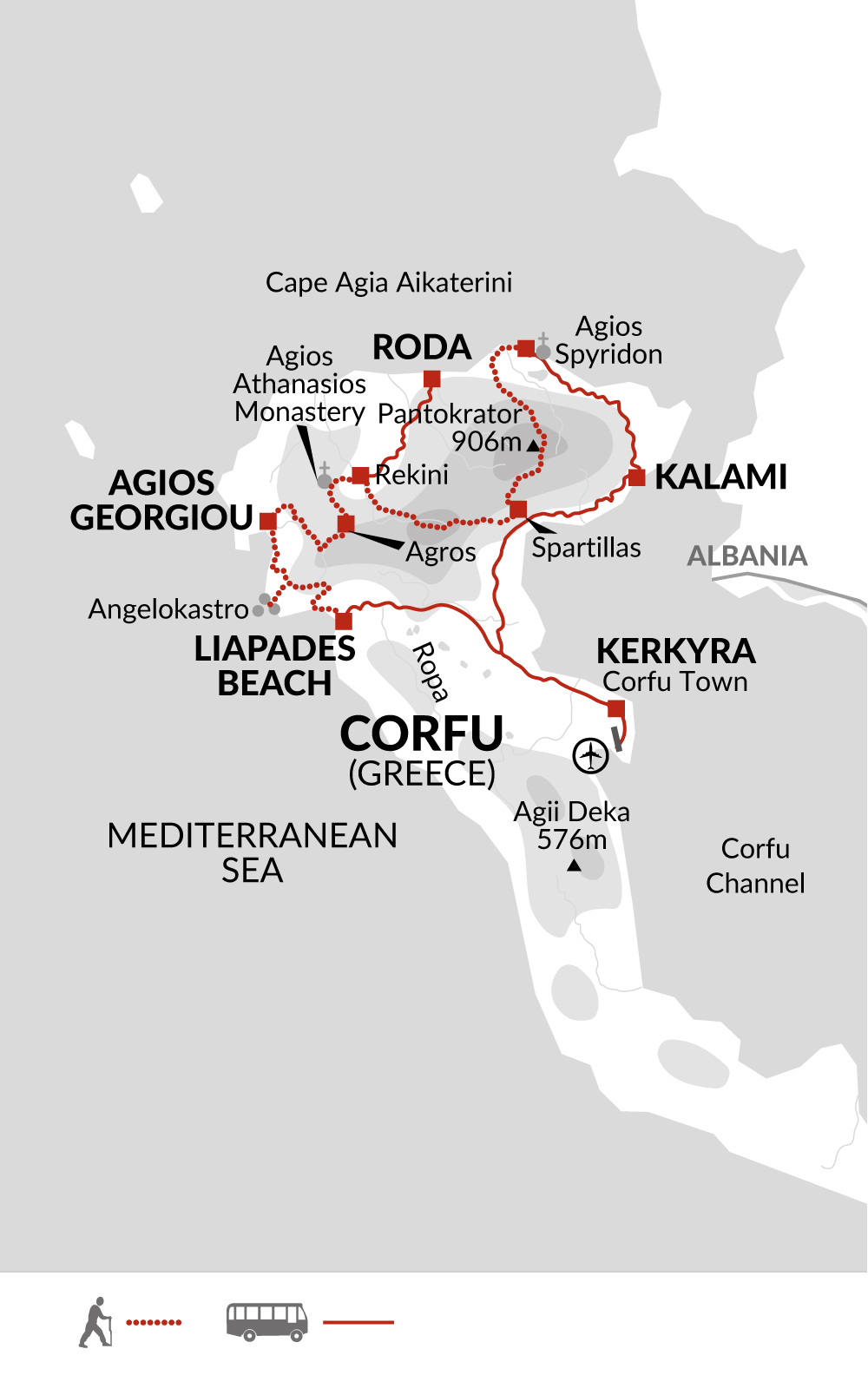 Tour Walking The Corfu Trail North Explore Fa