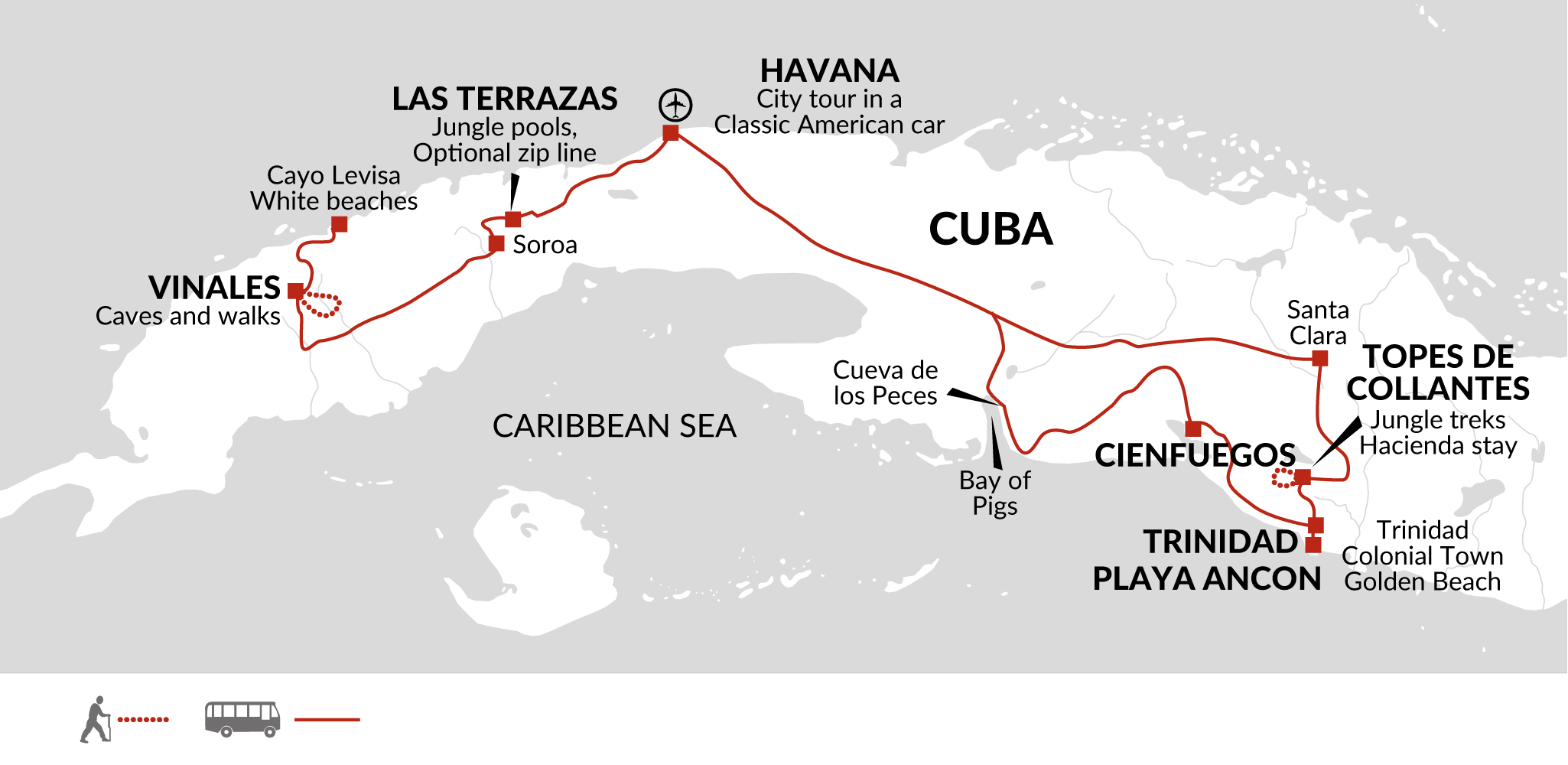 tourhub | Explore! | Family Cuba Discovery | Tour Map