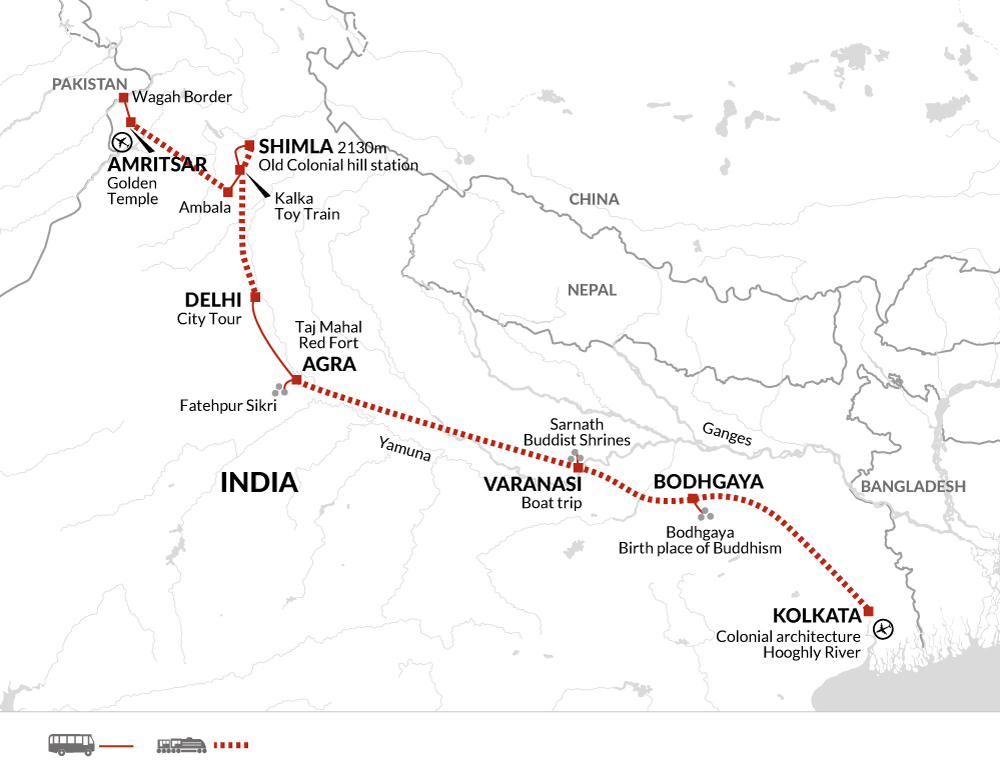 Northern India Railway Journey Explore