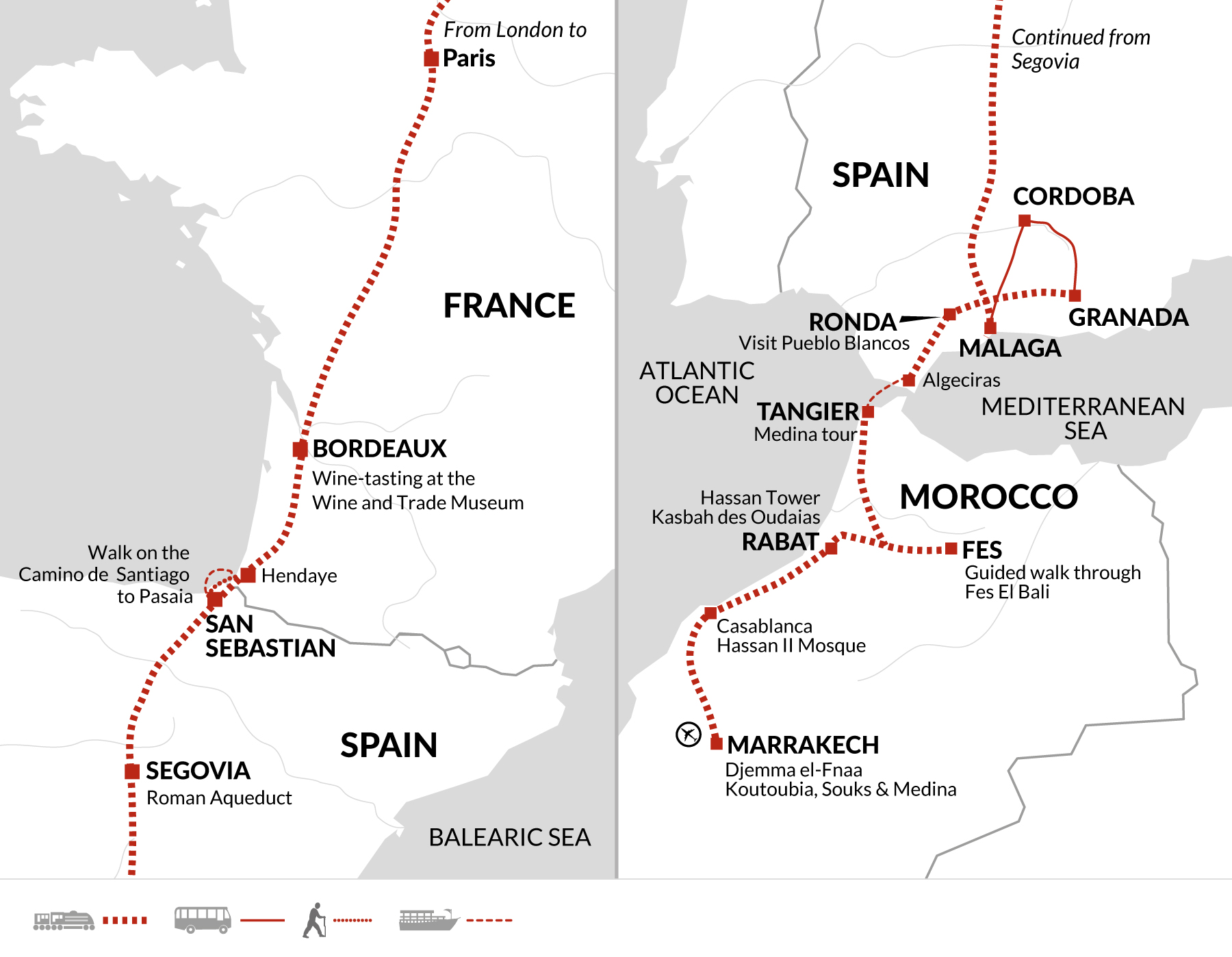 morocco tour from london