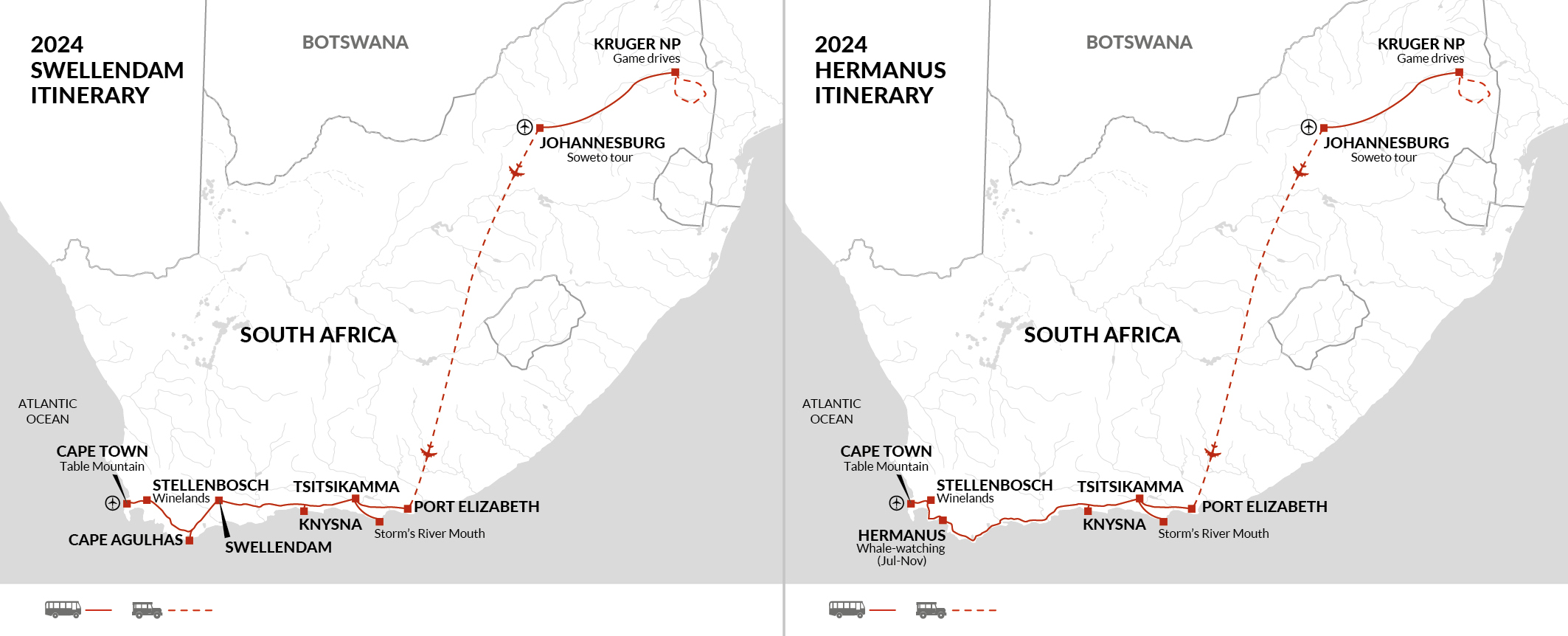 tourhub | Explore! | South Africa Highlights | Tour Map