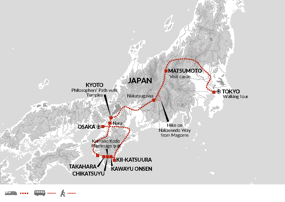 Japan Kumano Kodo Trail Walking Holiday - Explore