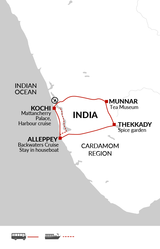 tourhub | Explore! | Indian Food Adventure | Tour Map