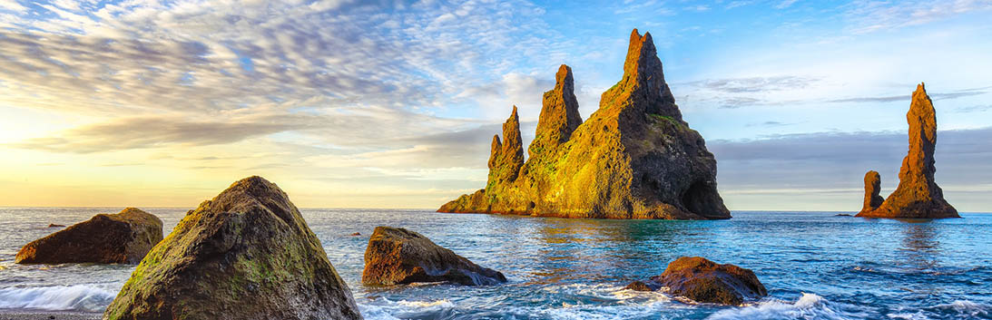 Discover the land of the midnight sun on our summer adventure following Iceland's scenic Ring Road. Explore Iceland's two cities, Reykjavik and Akureyri, and delve into the rural wonders - from volcanoes to waterfalls and glaciers - that make up the country's famously dramatic landscapes. <br> <br> Golden Circle - Explore the remarkable natural wonders of Thingvellir, Geysir and Gullfoss<br> Jokulsarlon Glacial Lagoon - Drift past icebergs and look out for seals on a boat trip across the lagoon<br> Eastern Fjords - Spot puffins and discover mountainous landscapes carved by glaciers over the years<br> Eclipse Departure - Book our 4th August 2026 trip for special eclipse tour with Astronomer Andy Green<br> <br> 
